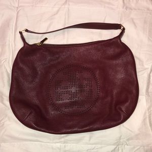 Burgundy Tory Burch Handbag